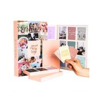 Kit de tableau de vision - Panneaux de vision, tableau de rêve, tableau d'humeur, livre de collage - 150 images de tableau de vision, citations - Découpe, ruban adhésif et livre de tableau de vision