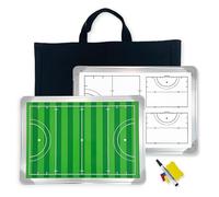 Kit de Tableau Magnétique Tactique de Hockey, Presse-papiers Magnétique Effaçable à Sec for Entraîneurs, avec Sac Rangement et Marqueurs, Double Face Disponible, Facile