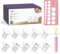Kit De Taille De Bride 10 Pièces 12/14/16/18/20 Mm Pour Bride/Bouclier De 24 Mm De La Plupart Des Pompes,Brides En Silicone Pour Tire-Lait Électrique Momcozy/Spectra,Kit Essentiel De Pompage