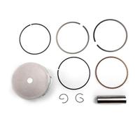 Kit de taille de piston Kit d'anneaux d'axe de piston en T 72,50 mm compatible avec les pièces de moto automobile CH250 Elite 1985 1986 1987 1988 CN250 Helix 1986-2007