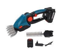 Kit de Taille-haie Portatif sans Fil, alimenté par Batterie, avec Chargeur, pour Un Entretien Précis de la Pelouse (Prise UE)