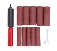 Kit de Tambour de Ponçage pour Perceuse à Colonne de 1 spindle sander mandrel 5 Pouces spindle sander mandrel Mallette de Transport D'outils spindle sander Lijadoras de rodillo
