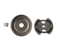 Kit de tambour d'embrayage 3/8"-6T pour tronçonneuse Husqvarna 350 351 352 370 371 390 420 et 235 236 240 36 Pièces de rechange en métal durable pour tondeuse à gazon