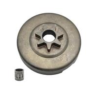 Kit de Tambour d'embrayage à Pas 3/8 7T avec pignon Jante et roulement, Compatible Les tronçonneuses 362, 365, 371, 372, 372XP, 570 575. Remplace la pièce n° 503744401(Drum Kit B)