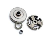 Kit de Tambour d'embrayage à Pas 3 8 7T, roulement d'embrayage de pignon de Jante adapté à la tronçonneuse 362 365 371 372 372XP 570 575 remplacer 503744401(Clutch Drum Kit A)