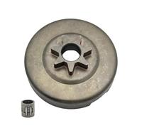 Kit de Tambour d'embrayage à Pas 3 8 7T, roulement d'embrayage de pignon de Jante adapté à la tronçonneuse 362 365 371 372 372XP 570 575 remplacer 503744401(Drum Kit B)