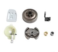 Kit de tambour d'embrayage avec pompe à huile pour tronçonneuses 41 136 137 141 142 avec engrenage à vis sans fin et composants de montage