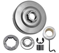 Kit de tambour d'embrayage pour tronçonneuse - Pas .325 - 7 dents - Compatible avec MS290 MS310 MS390 - Assemblage d'embrayage avec roulement de pignon droit - Outils d'entretien pour tronçonneuse