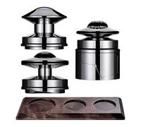 Kit de tamper à expresso, support de portion de 58 mm pour une extraction stable, ensemble complet d'accessoires avec support de rangement en bois pour baristas