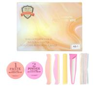 Kit de tampon à ongles - Manucure et pédicure Shine Set | Kit de cire de polissage pour ongles | Outils professionnels de soins NAEL | Buffer Cream & Polish Wax pour ongles lisses | Solution