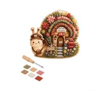 Kit de tampon stéréoscopique pour tissu 14 cm Outils multicolores (escargot | Techniques 3D innovantes, attrait visuel superposé, superbes designs, améliore l'expression artistique