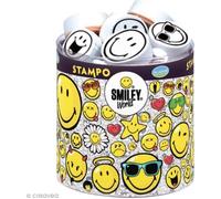 Kit de tampons - ALADINE - Smiley World - 38 tampons - Encreur noir - Plastique