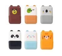 Kit de tampons animaux créatifs pour enfants, favorise la motricité fine et la coordination œil-main | 6 motifs différents pour le bricolage, la peinture, la conception de journal, la fabrication de