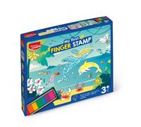 Maped – Coffret d'empreintes digitales My First Finger Stamps – dès 3 ans avec cartes illustrées