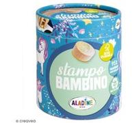 Kit de tampons bois Stampo Bambino - Licorne - 8 pcs G