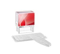 Kit de tampons COLOP Printer 20/1 | Noir | Texte personnalisable jusqu'à 4 lignes | Impression 14 x 38 mm | Comprend jeux de caractères avec lettres et chiffres | Bureau et usage privé