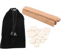 Kit de tampons de clarinette pour clé Sib, 17 pièces durables, tampons de trou sonore + 10 feuilles de liège naturel, accessoires d'instruments de clarinette Kits de remplacement