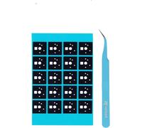 Kit de tampons de commutation de qualité supérieure pour clavier mécanique personnalisé Mousse EVA 0,5 mm d'épaisseur (120 pièces EVA + 1 pince à épiler)