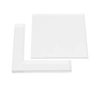 Kit de Tampons de Positionnement 2 Pièces, Planche Acrylique Transparente en Caoutchouc pour Coloriage DIY