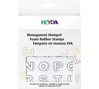 Kit de tampons en caoutchouc mousse HEYDA "lettres et chiffres" I 47 tampons