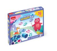 Maped Coffret de tampons My First Stamps Kit – Multicolores Dès 2 ans, Boîte carton recyclable