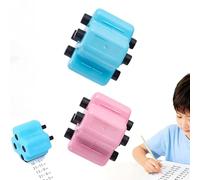 Kit de tampons mathématiques 4 en 1 : addition, soustraction, multiplication et division. Outil d'entraînement. Tampons numériques à rouleaux aléatoires améliorés avec encre rechargeable (2pcs)