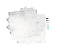 Kit de tapis de découpe à grille adhésive antidérapante, 5 pièces, 12x12 pouces, avec 6 adaptateurs de stylo pour Cricut Explore One