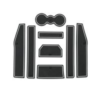 Kit De Tapis Porte Voiture pour Range pour Rover pour Evoque L538 2012-2018 Gobelet en Caoutchouc Rainure Antidérapante(Wit)