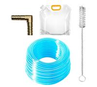 Kit de taraudage de sirop d'érable - Tube en silicone 5 L | Kit de taraudage de sirop d'érable | Robinet réutilisable en forme de L | Extracteur de sève d'arbre pour l'éducation à la ferme à la maison