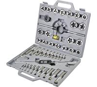 Kit de taraudage TOOLCRAFT TO-7199877 45 pièces HSS métrique M6, M8, M10, M12, M14, M16, M18, M20, M22, M24