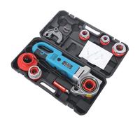 Kit de tarauds électriques 53 x 19,5 cm (taille de la machine L x l) 2300 W avec mallette de rangement et 6 filières