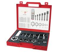 Kit de tarauds HSS pour réparation de filetage cylindrique, meulage, idéal pour l'entretien des tuyaux sanitaires.