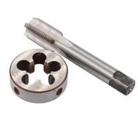 Kit de tarauds M14 x 1 mm et tarauds extérieurs en acier HSS pour filetage métrique intérieur et extérieur