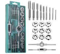 Kit de tarauds métriques M3-M12, 20 pièces - Taraud fin métrique - Avec foret