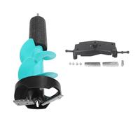 Kit de tarif de glace électrique puisnt 6 pouces de lames incisives Impact résistant à une tarif de perceuse de glace avec positionneur pour la pêche d'hiver urgence en alliage en