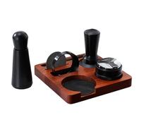 Kit de tassage de café - Outil universel antidérapant | Entonnoir doseur niveleur pour cuisine, studio, bar, comptoir, magasin, bureau