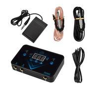 Kit De Tatouage À Affichage Led,Alimentation Électrique,Interrupteur À Pédale,Pince,Fournitures D'accessoires De Maquillage En Continu,Ensemble D'outils D'art Corporel