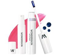 Kit de teinture à lèvres Wonderskin - Longue tenue, waterproof, peelable | Système de teinte nude sans transfert, avec tout le nécessaire pour une application facile et une couleur longue durée