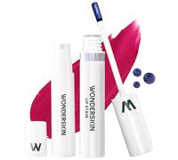 Kit de teinture à lèvres Wonderskin - Longue tenue, waterproof, peelable | Système de teinte nude sans transfert, avec tout le nécessaire pour une application facile et une couleur longue durée
