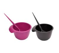 Kit de Teinture Capillaire Bol Profond, Poignée Ergonomique | ABS et Nylon, Usage Maison ou Salon, pour Colorant et Révélateur