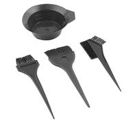 Kit de teinture de coloration des cheveux colorant coiffure brosse à brosse mélangeur outils style pour le salon 4pcs kit teinture