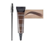 Kit de Teinture de Sourcils de Couleur de Sourcil, Kit de Teinture pour Sourcils, Teinture De Cils Et Sourcils, Formule Douce, Imperméable à l'eau, Brun Foncé