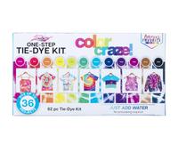 Kit de teinture en une tape Tulip 12 grandes bouteilles arc-en-ciel de 4 oz Color Craze