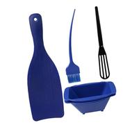 Kit de teinture pour cheveux antirouille - Design léger avec rangement pour stylistes mobiles - Applicateur avec pagaies amovibles et sac de rangement pour un style professionnel