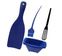 Kit de teinture pour cheveux antirouille - Design léger avec rangement pour stylistes mobiles - Applicateur avec pagaies amovibles et sac de rangement pour un style professionnel