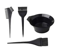 Kit de teinture pour coloration des cheveux, ensemble de bols de coloration pour cheveux - Kit de pinceaux pour bol de mélange de teinture - Outil de teinture de cheveux à application lisse pour la co