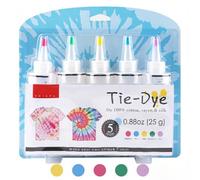 Kit de teinture sur nœuds à faire soi-même - Flacon de 120 ml - Avec élastiques en caoutchouc - Gants - Sac auto-scellant - Tablier pour adultes