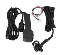 Kit de télécommande de treuil 12 V pour VTT UTV avec unité portable filaire de 4,9 m compatible avec les treuils de 2721,6 kg offrant un fonctionnement à distance fiable