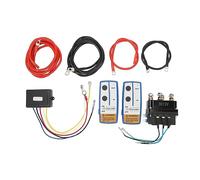 Kit de télécommande de treuil sans Fil 12 V 63070 250 A contacteur de Relais solénoïde de treuil Robuste pour Camion ATV UTV de 2 000 LB à 5 000 LB ABS Alliage d'aluminium cuivre
