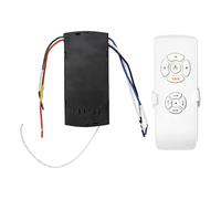 Kit de télécommande for ventilateur de plafond, AC 220-240 V, interrupteur de commande de synchronisation, émetteur-récepteur de vitesse du vent réglable